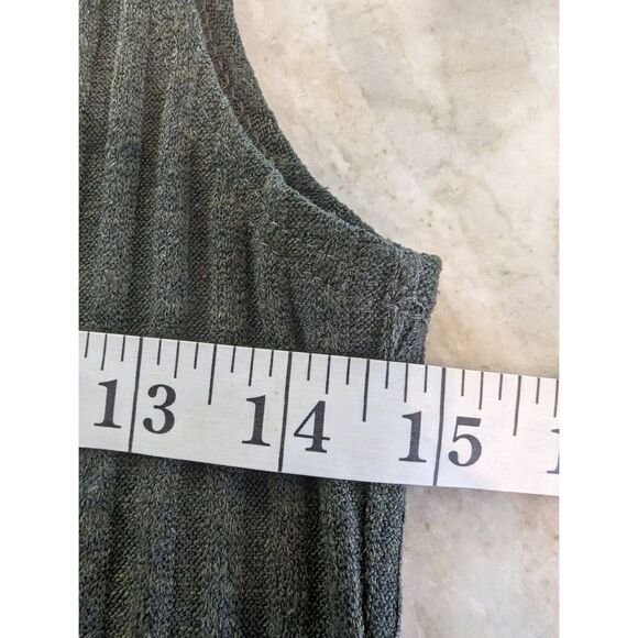 Cotton On Sweater Tank Top Women's Medium Hunter Green Mock Neck Ribbed light - Picture 7 of 7